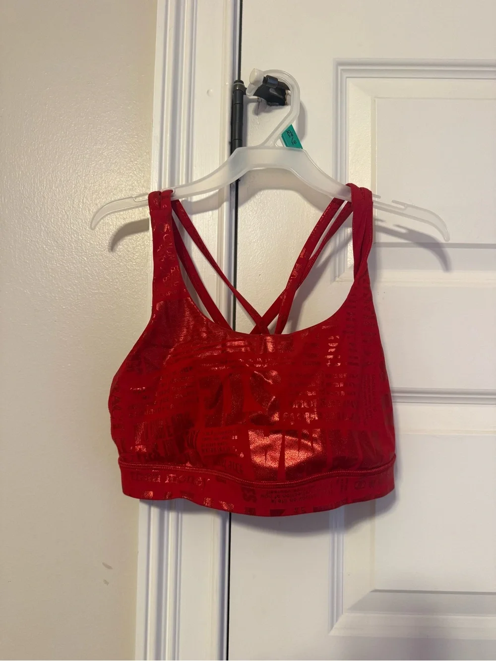 Two lululemon sports bras both size 6
